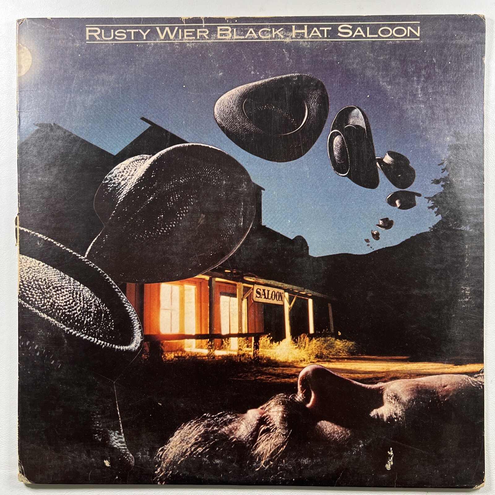 Rusty Wier “Black Hat Saloon” LP/Columbia KC 34319 (EX) Promo 1976