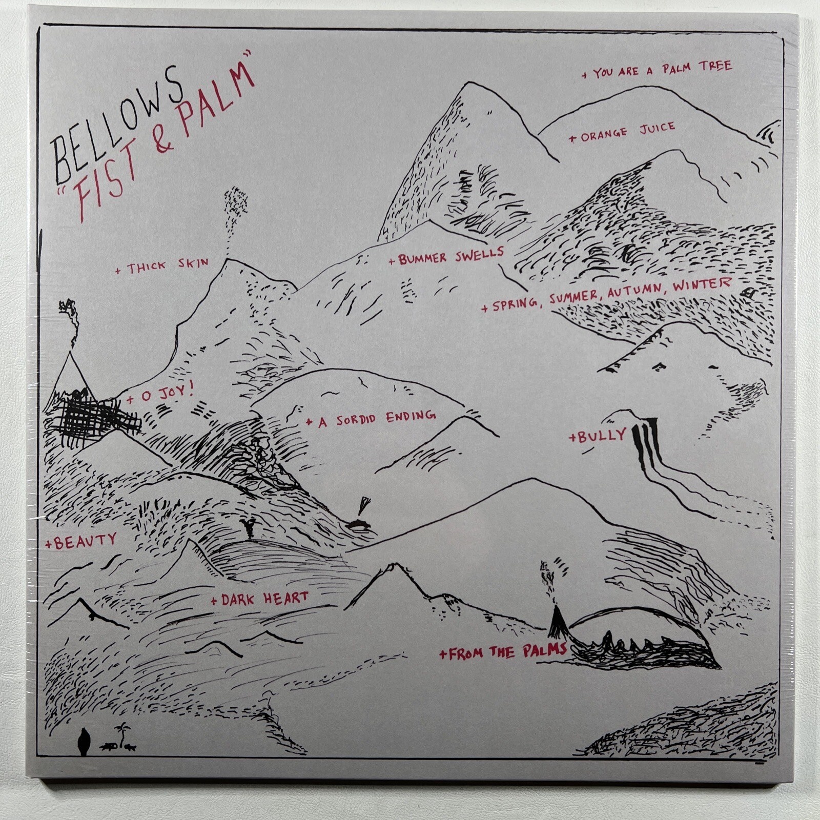 Bellows “Fist & Palm” LP (Sealed) Colored Vinyl Gatefold Limited Edition 500