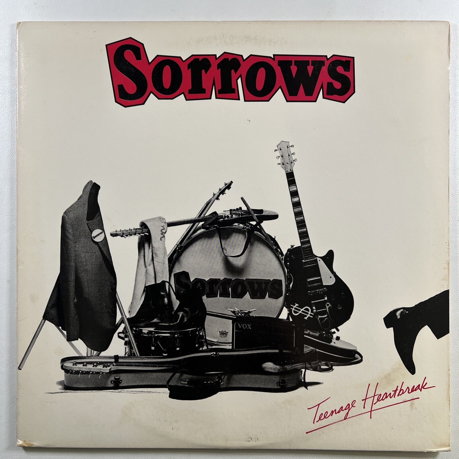 Sorrows “Teenage Heartbreak” LP Pavillion NJZ 36369 (VG+) White Lbl. Promo 1980