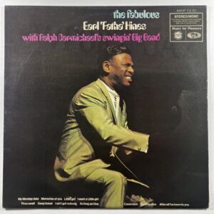 Fabulous Earl Fatha Hines w Ralph Carmichael's Swinging Big Band LP UK 1968