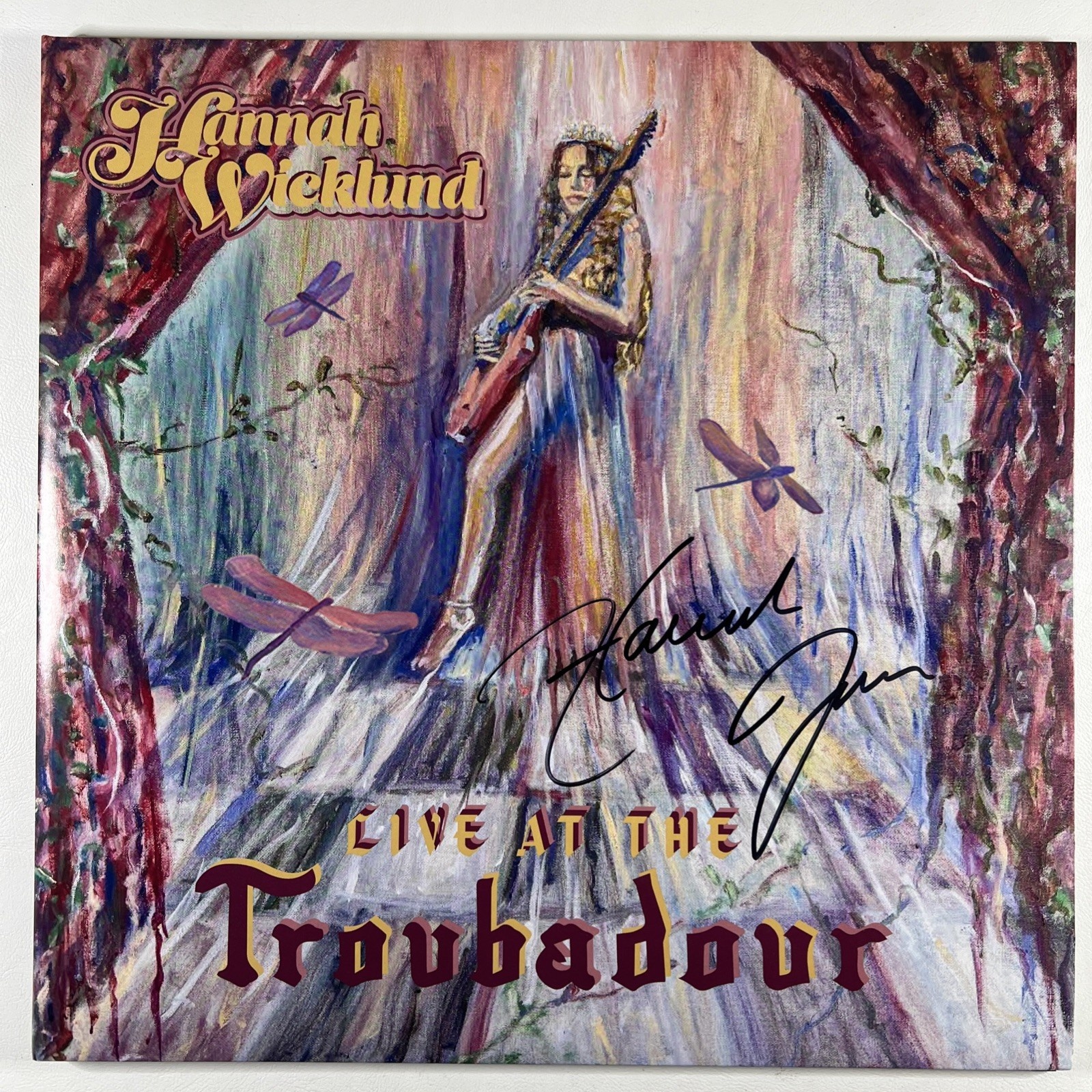 Hannah Wicklund “Live at the Troubadour” 2LP/Strawberry Moon (NM) Autographed