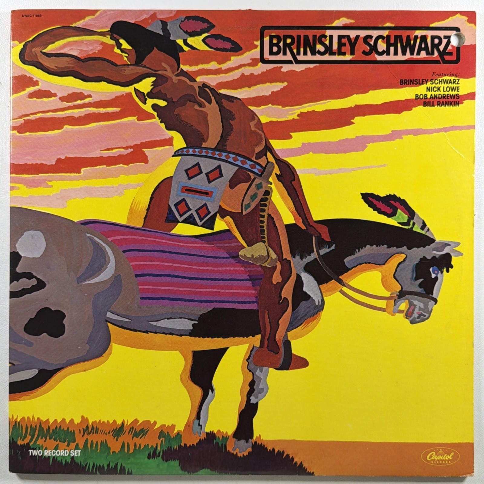 Brinsley Schwarz - Self Titled 2LP EMI Capitol SWBC-11869 EX 1978 Gatefold