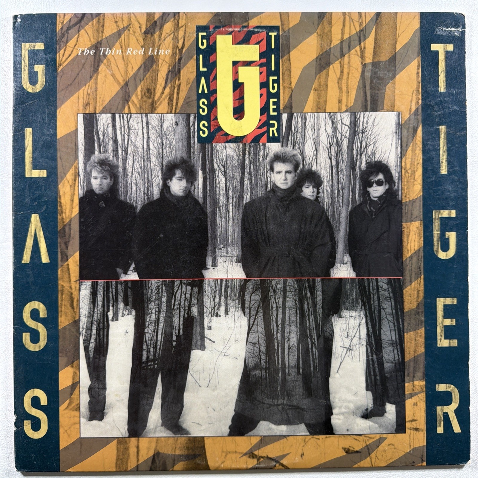 Glass Tiger - The Thin Red Line LP Manhattan ST53032 EX 1986 Don’t Forget Me
