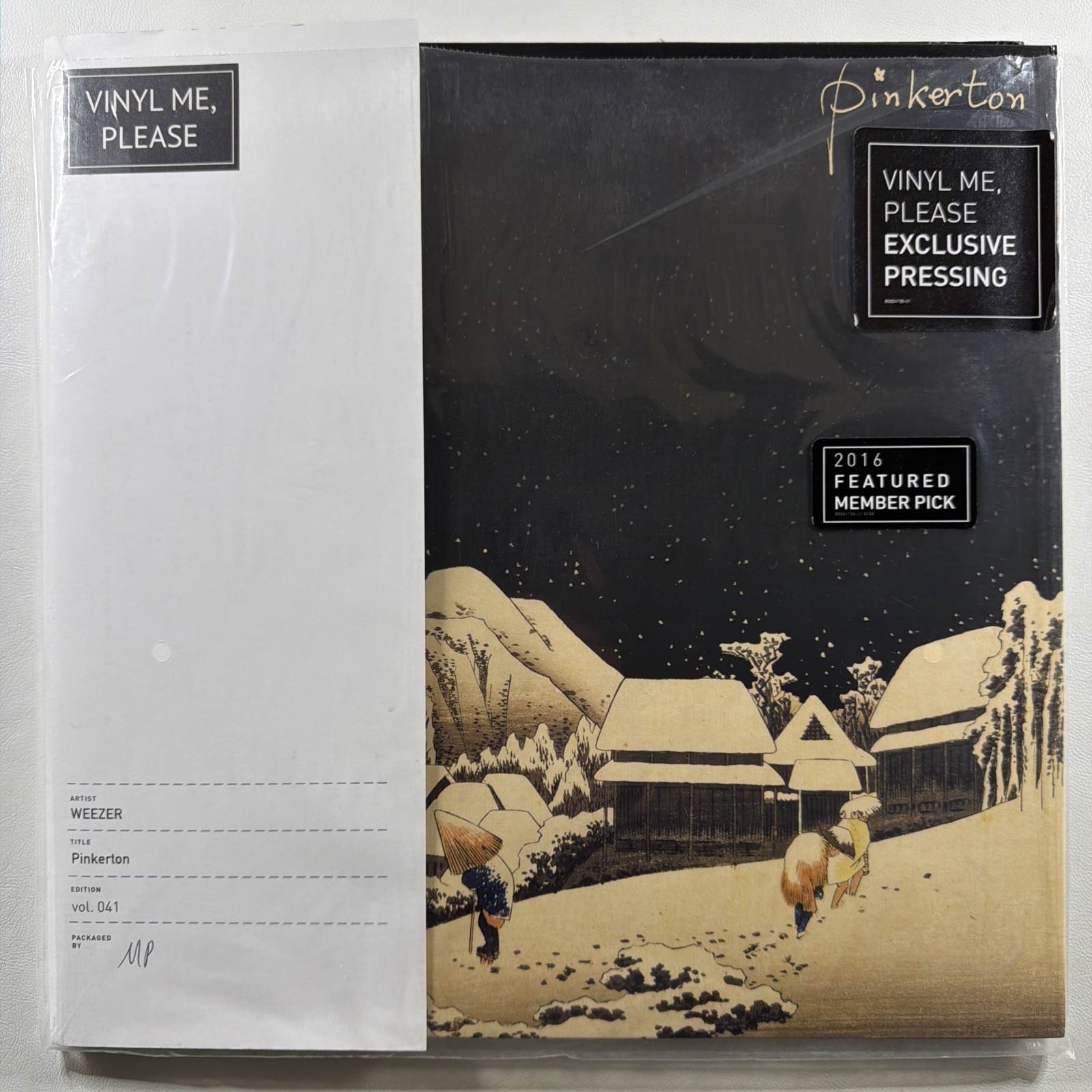 Weezer - Pinkerton LP Geffen B002473501 NM Blue Marble 140g 2016 Vinyl Me Please