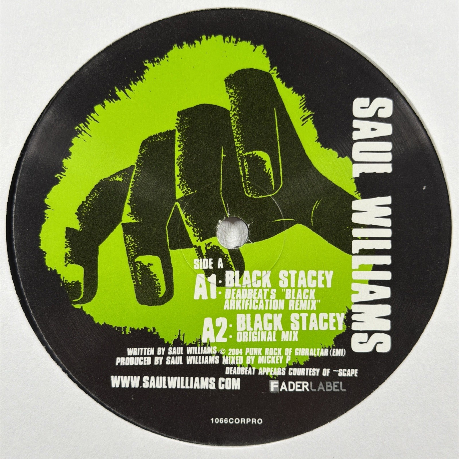 Saul Williams - List Of Demands/Black Stacey 12” Single Fader Label EX 2004 UK