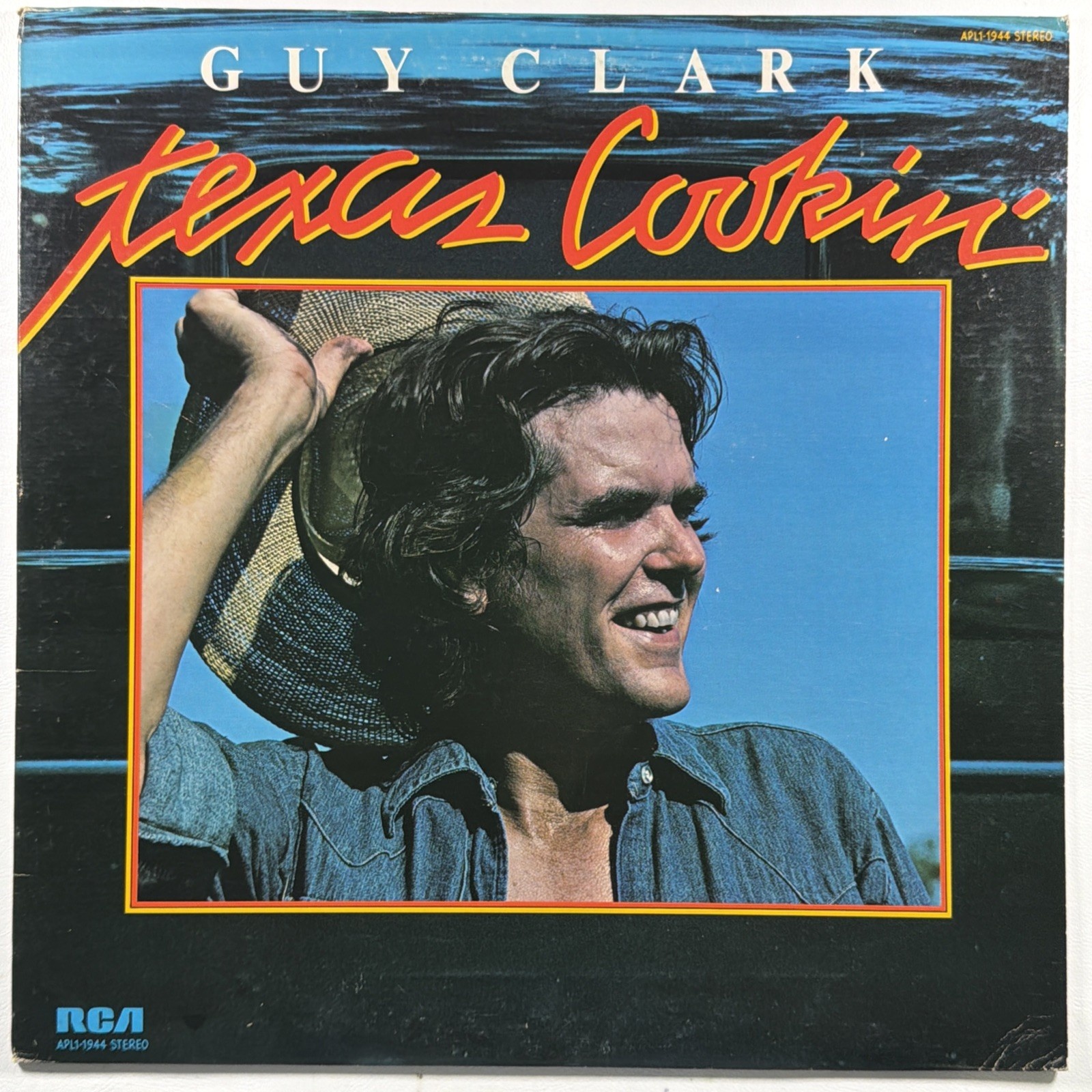 Guy Clark - Texas Cookin' LP RCA Victor APL1-1944 EX Promo 1976 Country