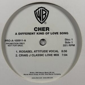 Cher – A Different Kind Of Love Song 2 Disc Single Promo Warner Pro A 100911 EX