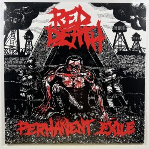Red Death “Permanent Exile” LP/Grave Mistake GRAVE076 (EX) 2015 Insert 45RPM