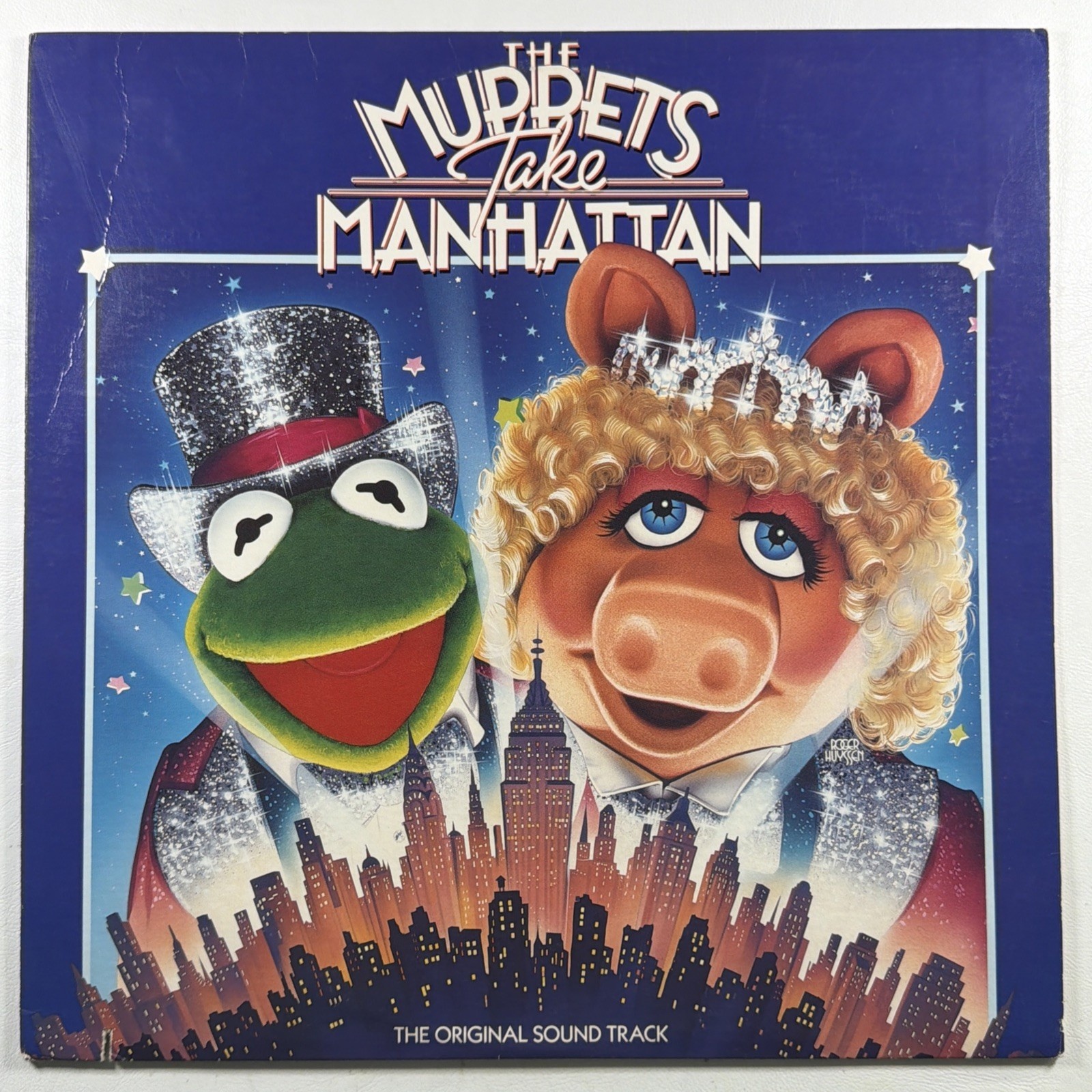 The Muppets Take Manhattan Original Soundtrack LP Warner Bros 25114-1 VG 1984
