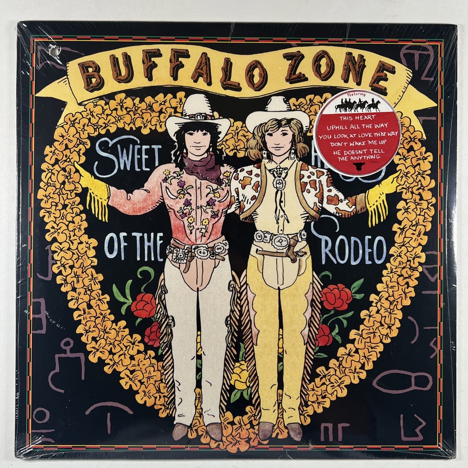 Sweethearts of the Rodeo “Buffalo Zone" LP/Columbia C45373 (Sealed) 1990 Hype