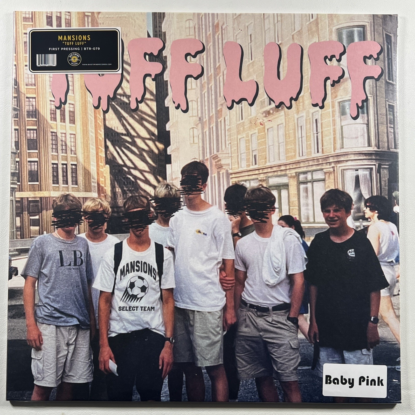 Mansions -Tuff Luff LP Bad Timing Sealed Baby Pink Ltd Ed 200 Pressings 2023