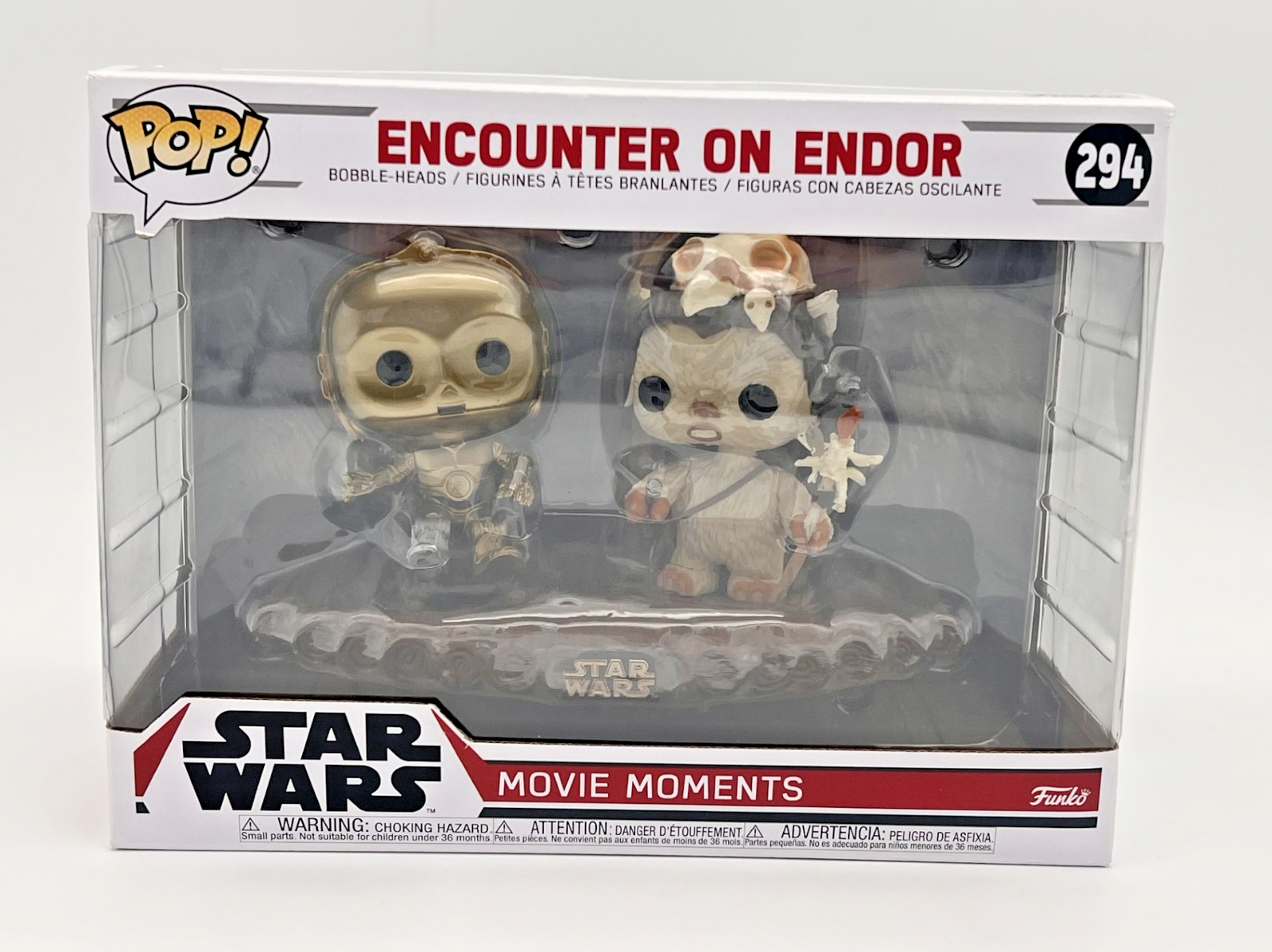 Funko Pop! Star Wars Encounter on Endor 294 Movie Moments C-3P0 Ewok Chief New