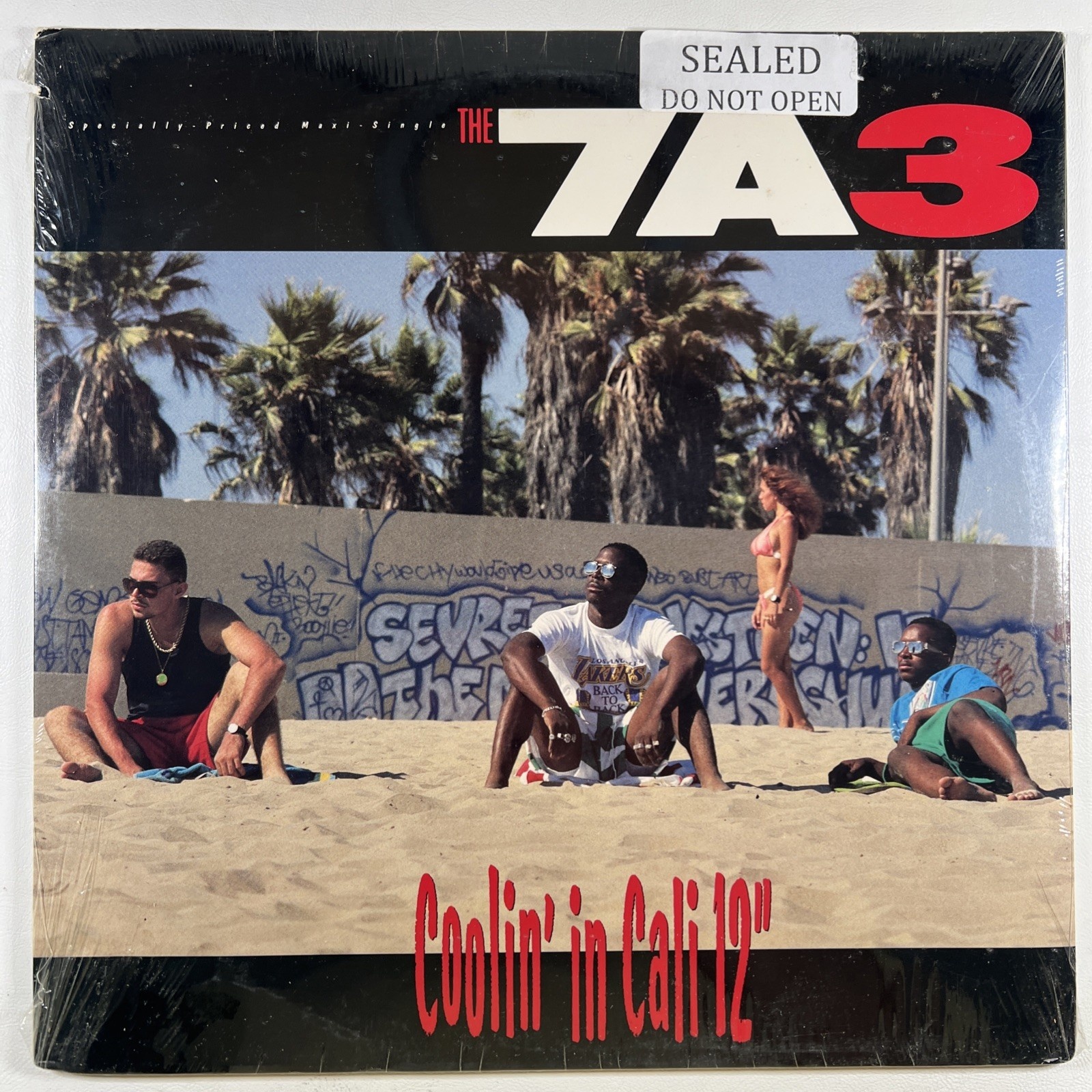The 7A3 “Coolin' In Cali 12" Maxi Single/Geffen (Sealed) 1988 Hip-Hop