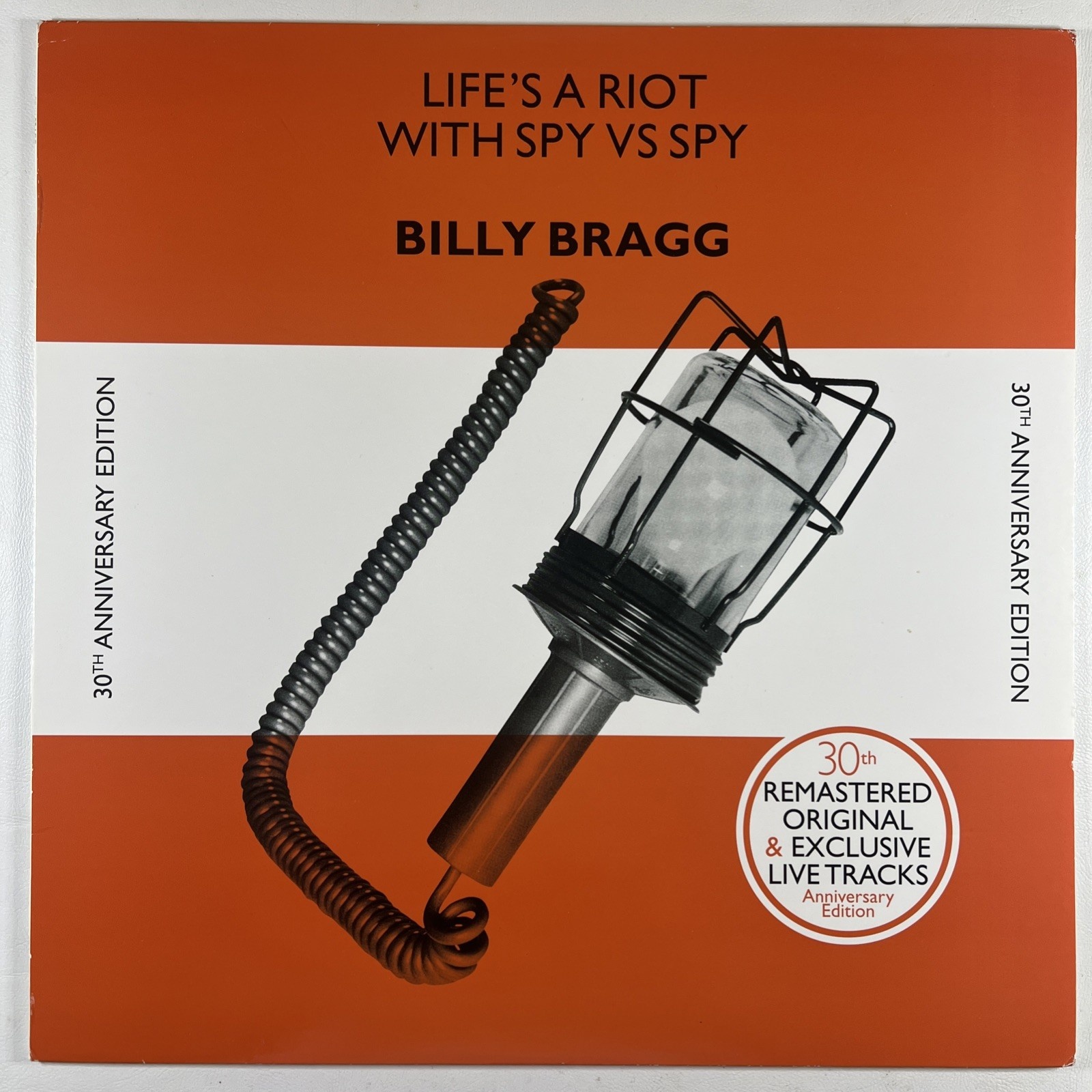 Billy Bragg “Life’s A Riot With Spy Vs Spy 30th Anniv.” LP/Cooking (NM) 2013 UK