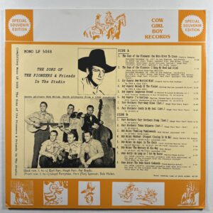 Sons Of The Pioneers And Friends In The Studio LP/Cowgirlboy 5088 (NM) 1993