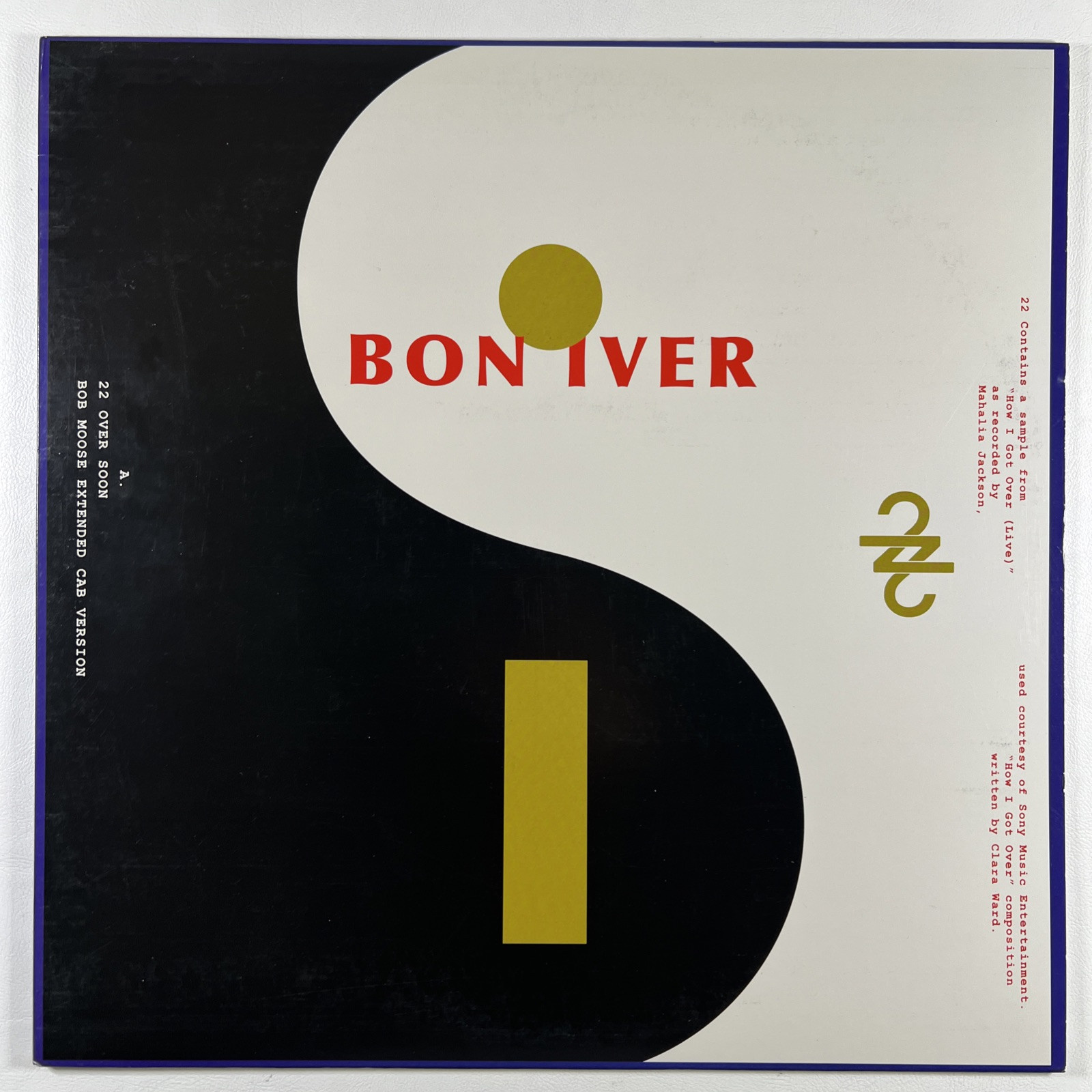 Bon Iver “20/10” Single 7”/Jagjaguwar JAG299 (EX) Ltd Ed White 2016 45RPM