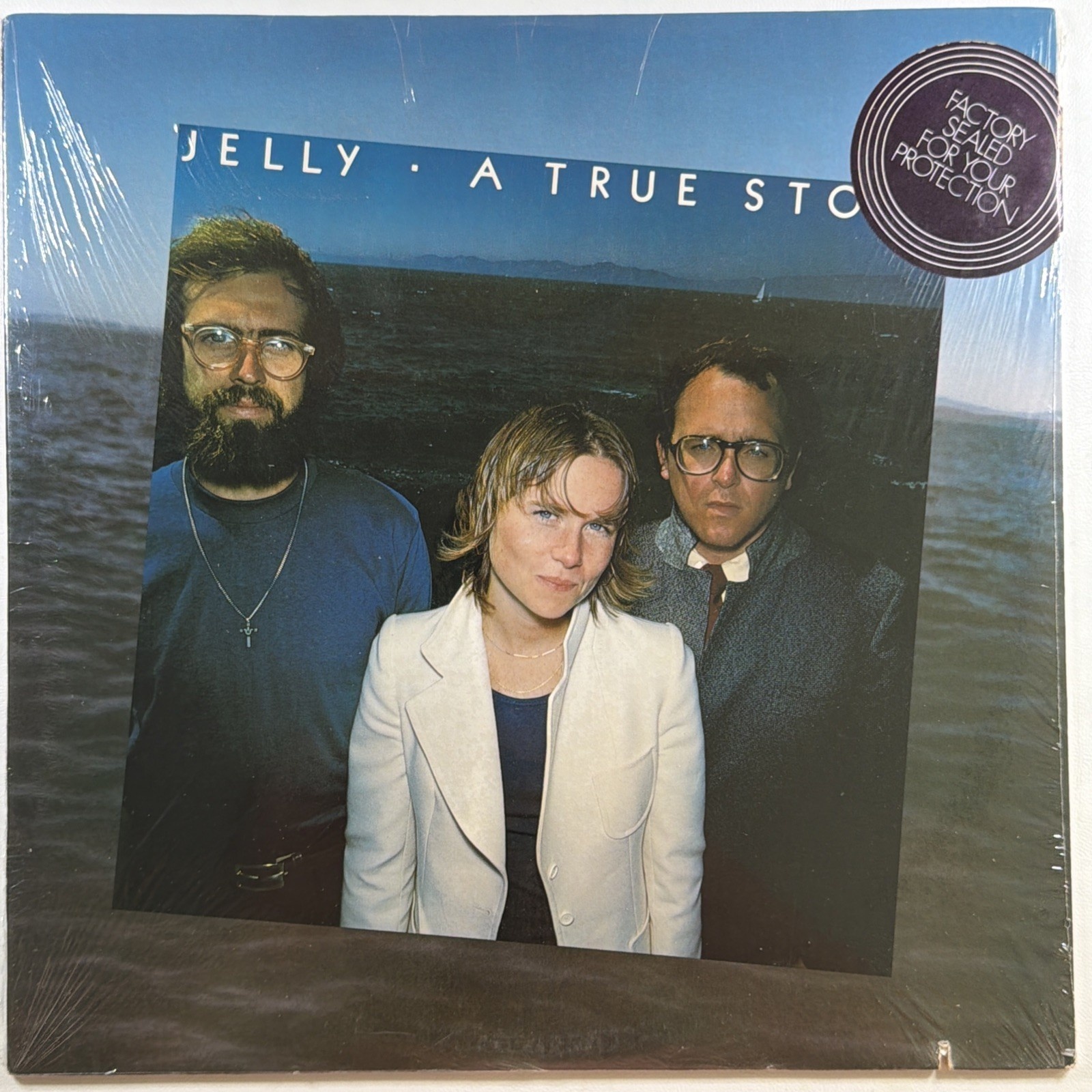 Jelly – A True Story LP Asylum Records 7E-1096 Sealed 1977 Hype Pop Rock