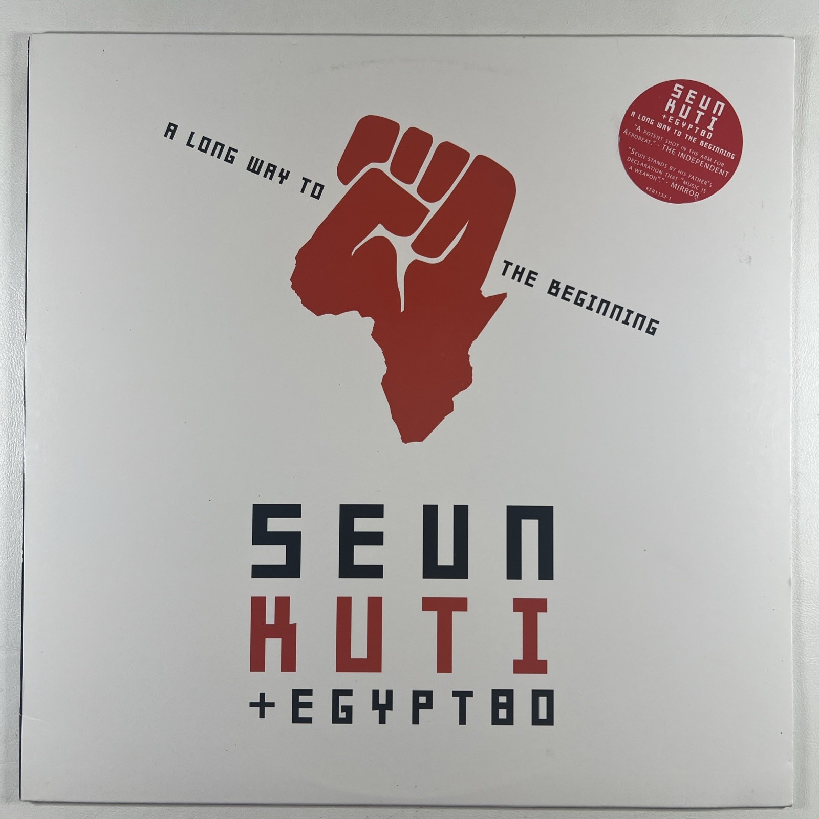 Seun Kuti & Egypt 80 “A Long Way to the Beginning” LP/KFR1132-1 (EX) 2014 Hype