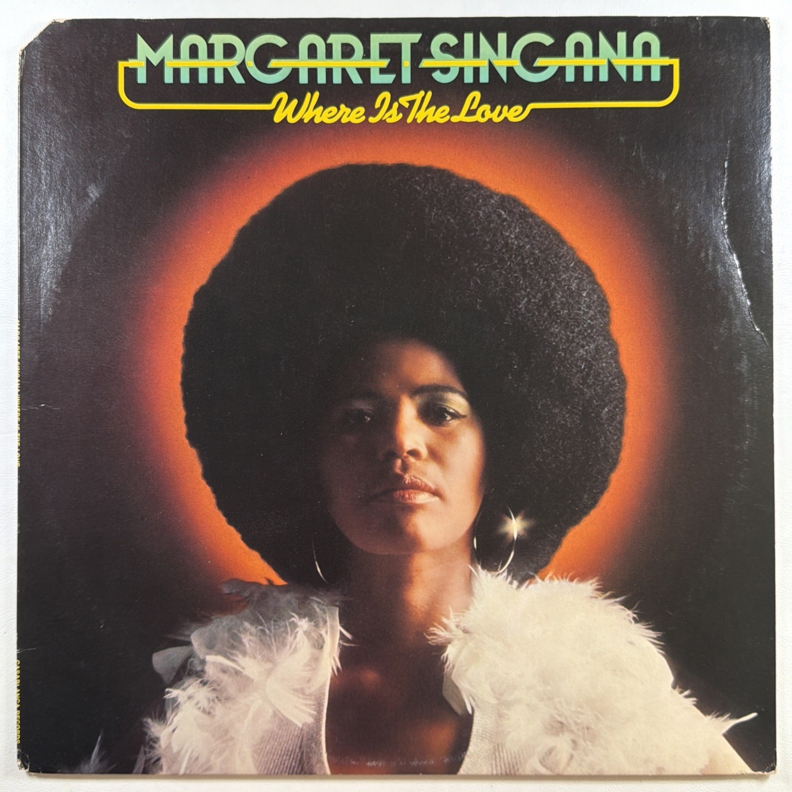 Margaret Singana - Where Is The Love LP Casablanca NBLP-7026 EX 1976 Promo Soul