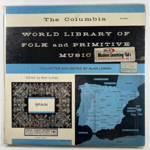 World Library of Folk and Primitive Music: Spain LP/Columbia 91A-02001 (EX) Gate