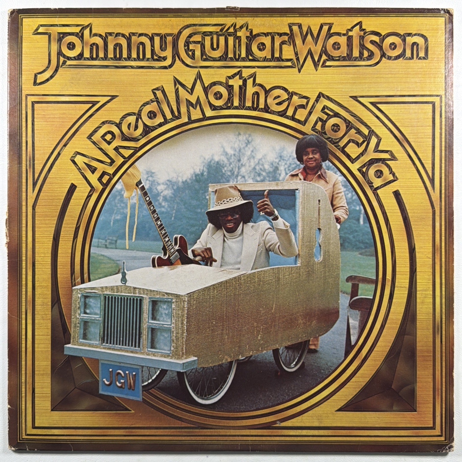 Johnny Guitar Watson - A Real Mother For Ya LP DJM Records EX 1977 Promo