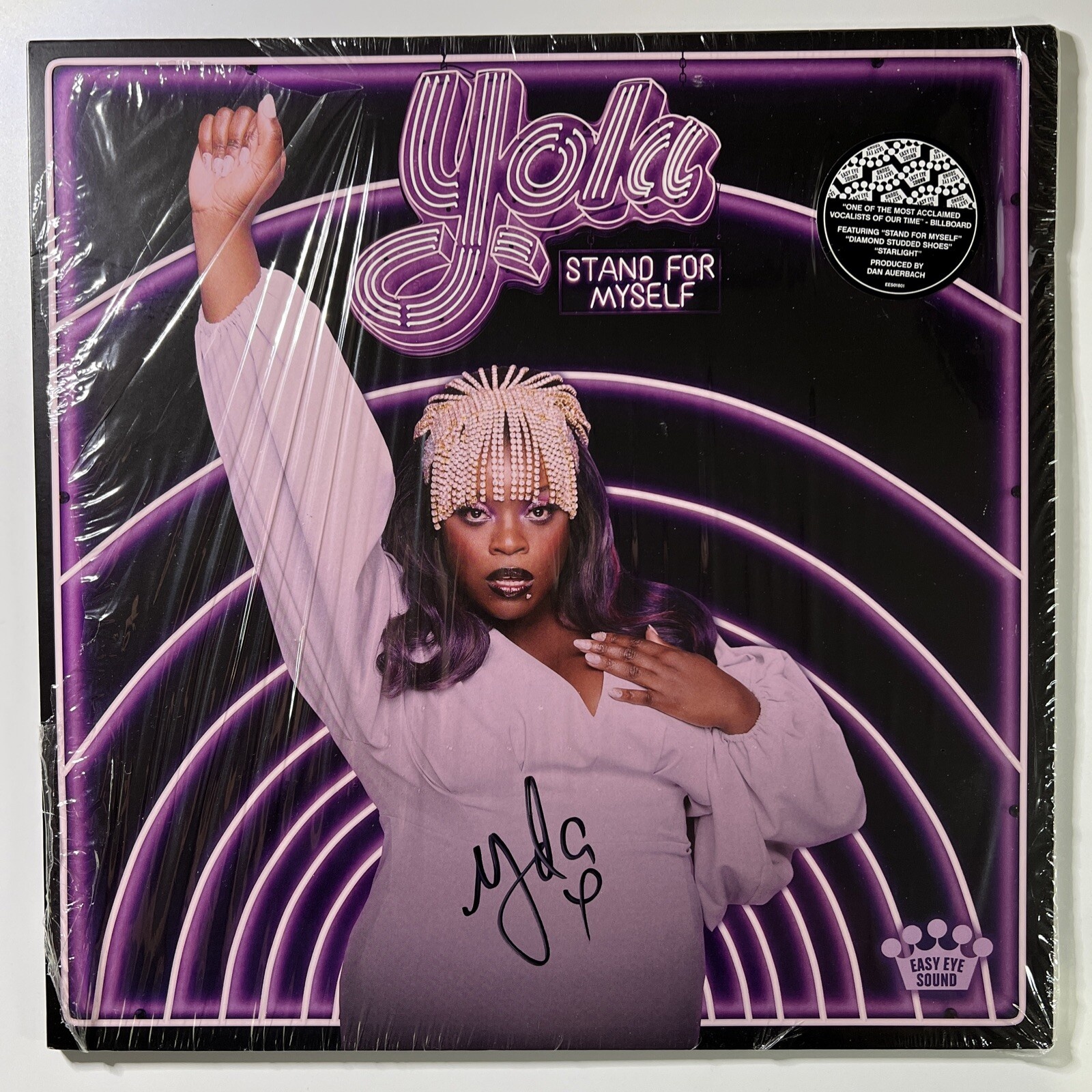 Yola “Stand For Myself” SIGNED by Yola LP/Easy Eye Sound EES018 (NM) Shrinkwrap