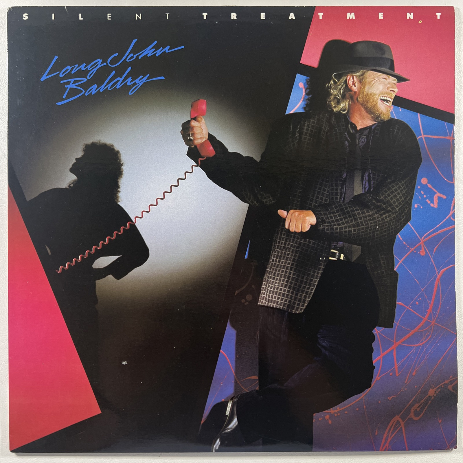 Long John Baldry "Silent Treatment" LP/Musicline ML-0001 (EX) 1986 Canada Insert