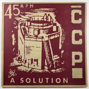 CCP ”A Solution” LP/12” Single Transglobal (EX) 1987 UK