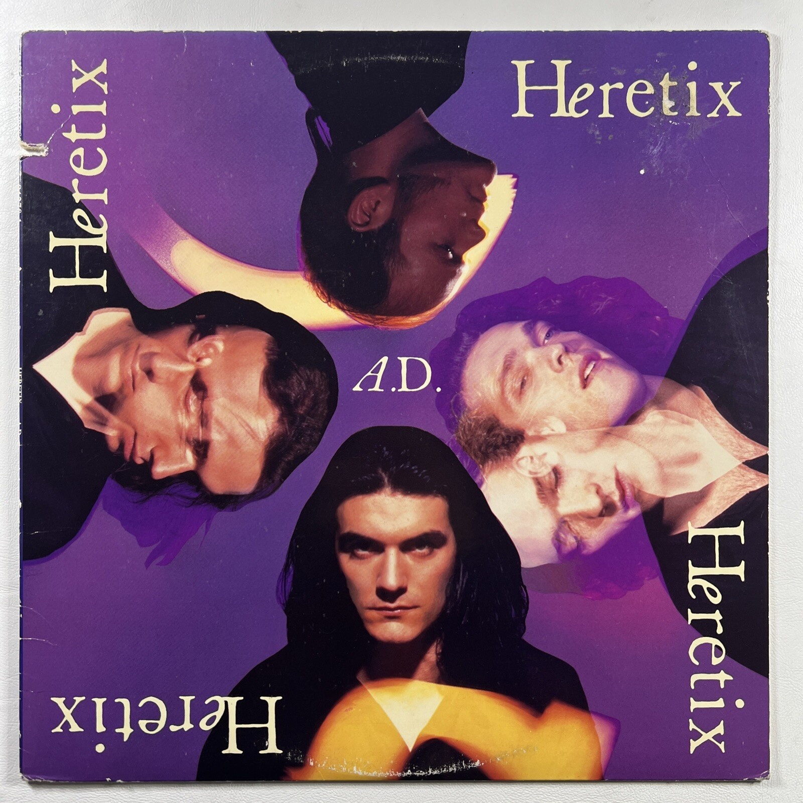 Heretix “A.D.” EP/12" Island Records 91278-1 (VG+) Promo 1989