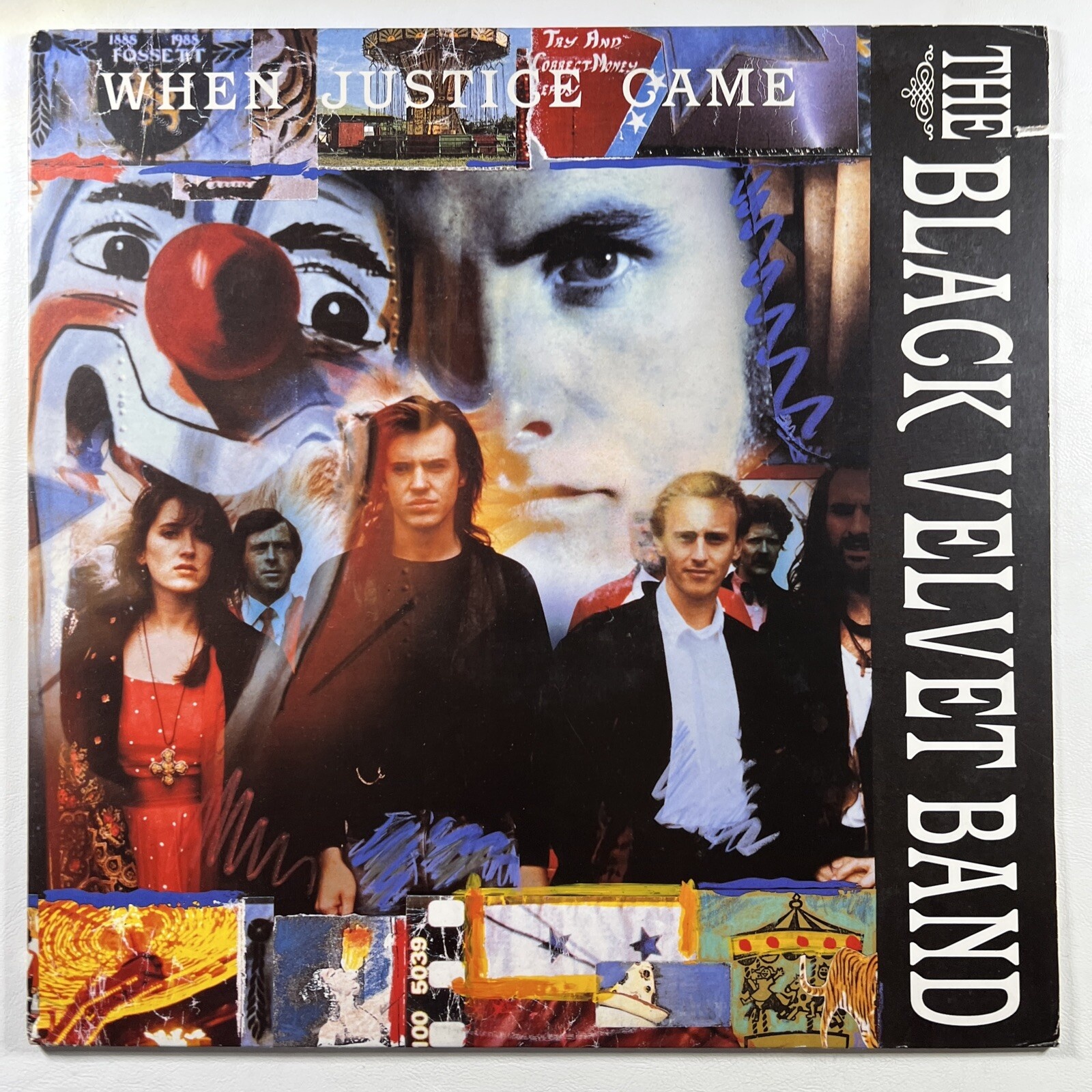 Black Velvet Band “When Justice Came” LP/Elektra 60885-1 (EX) 1989