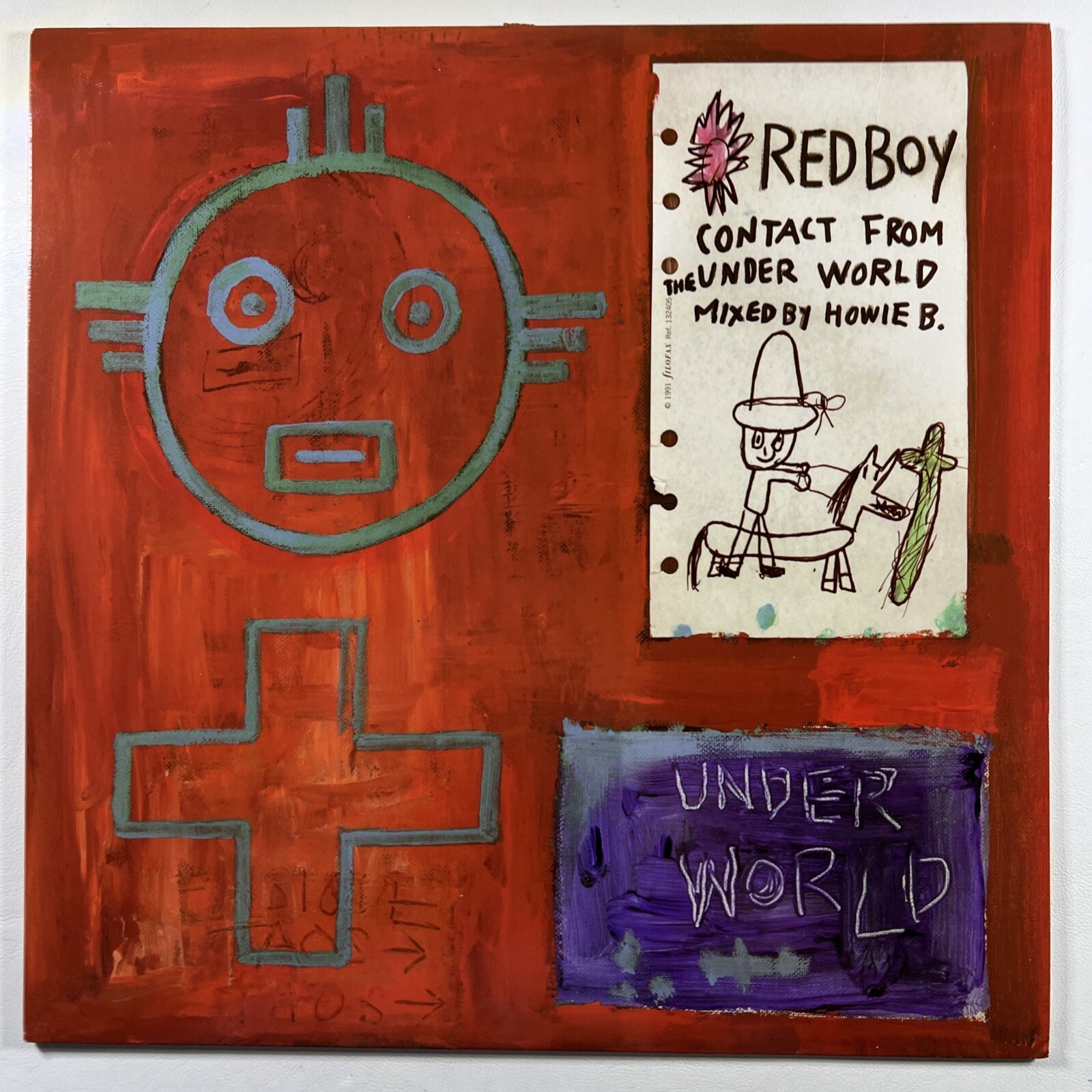 Red Boy “Contact From The Under World” Mixed By Howie B EP/12” (EX) Red 1998