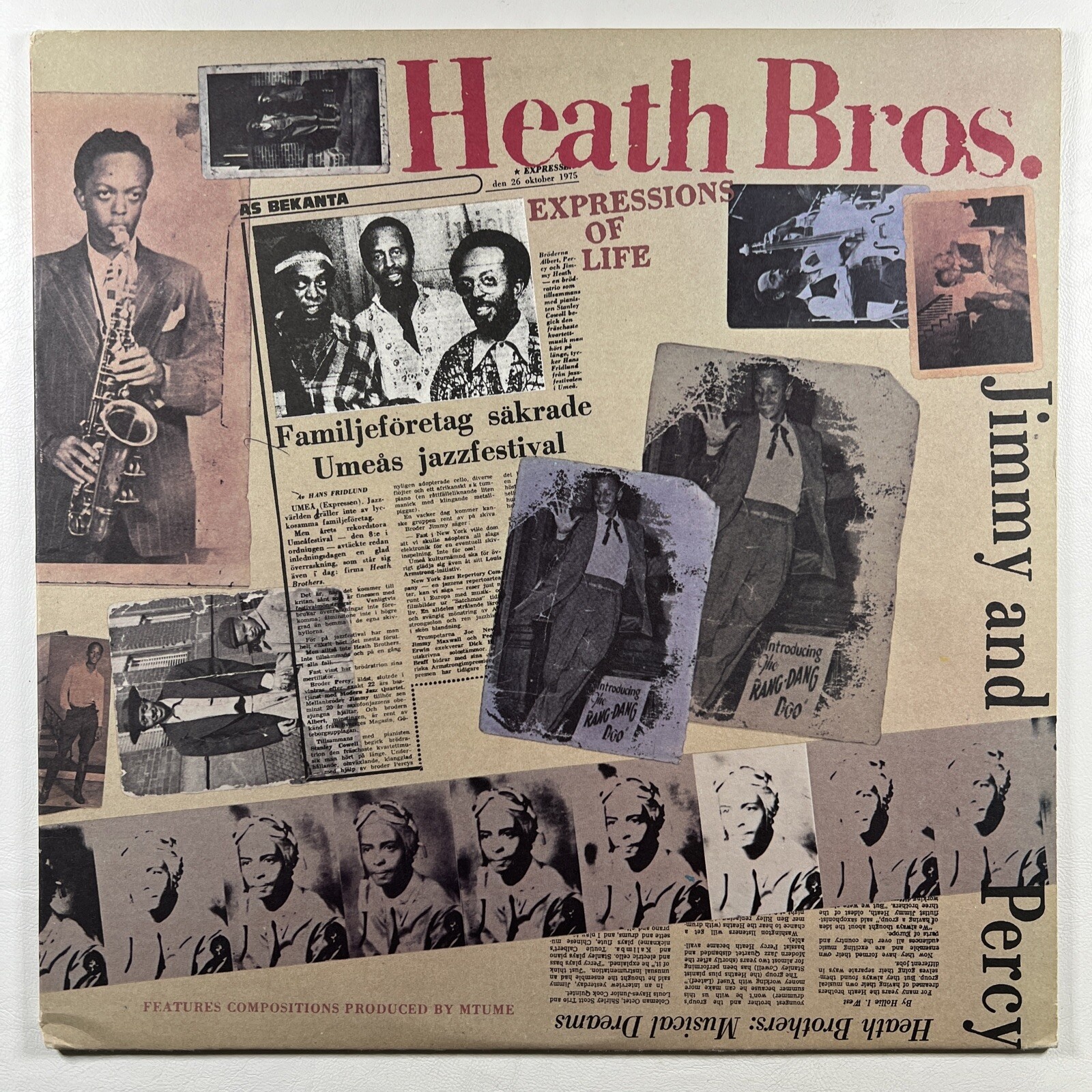 Heath Bros. “Expressions of Life” LP/Columbia BL37126 (VG+) 1981 Promo