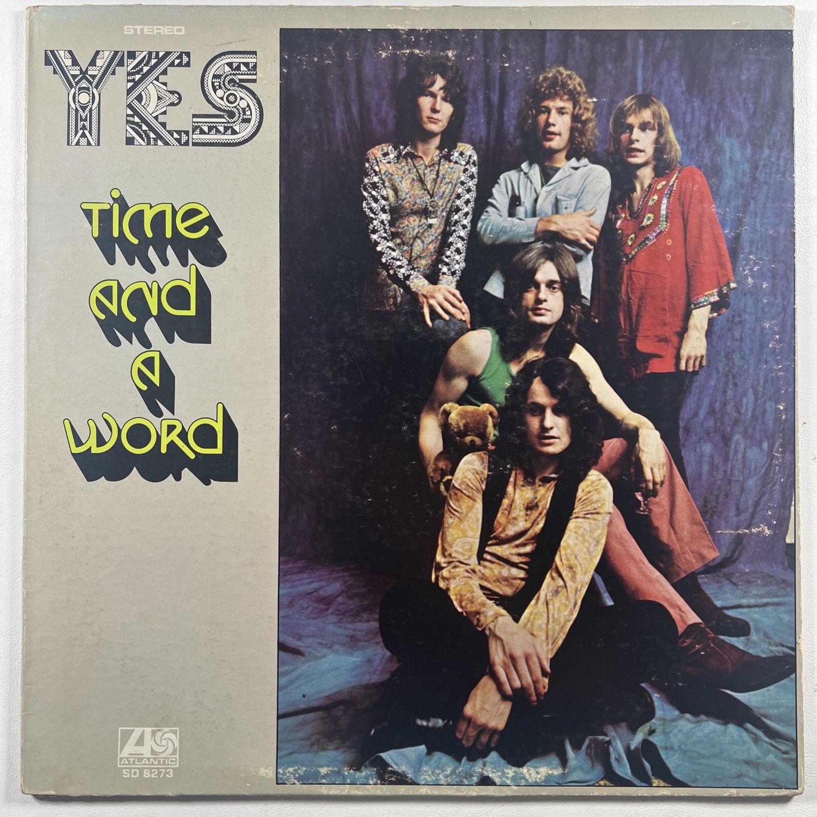 Yes - Time And A Word LP Atlantic SD 8273 VG+ 1970 Prog Rock Jon Anderson