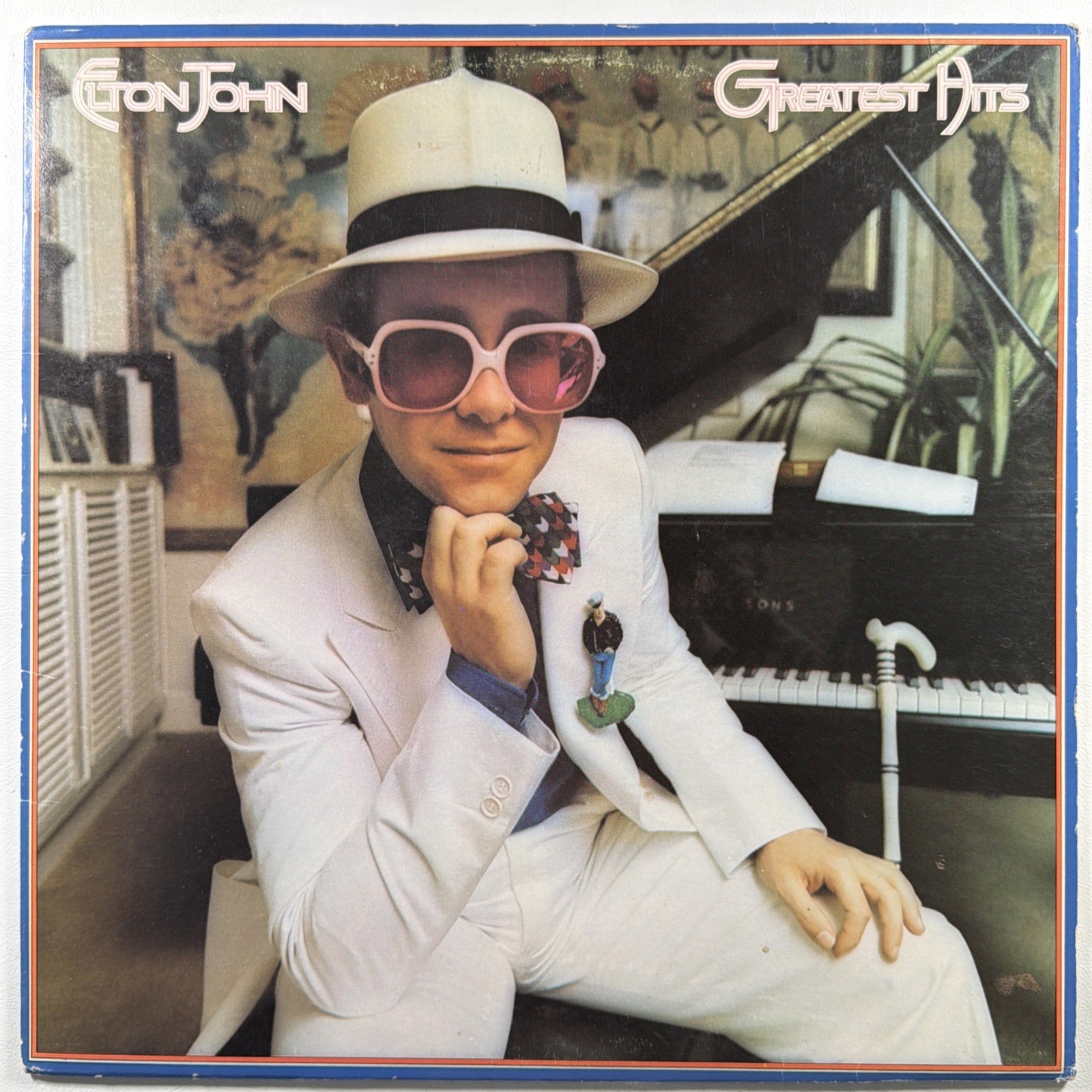 Elton John - Greatest Hits LP MCA 2128 VG+ 1974 Rocket Man Honky Cat Daniel
