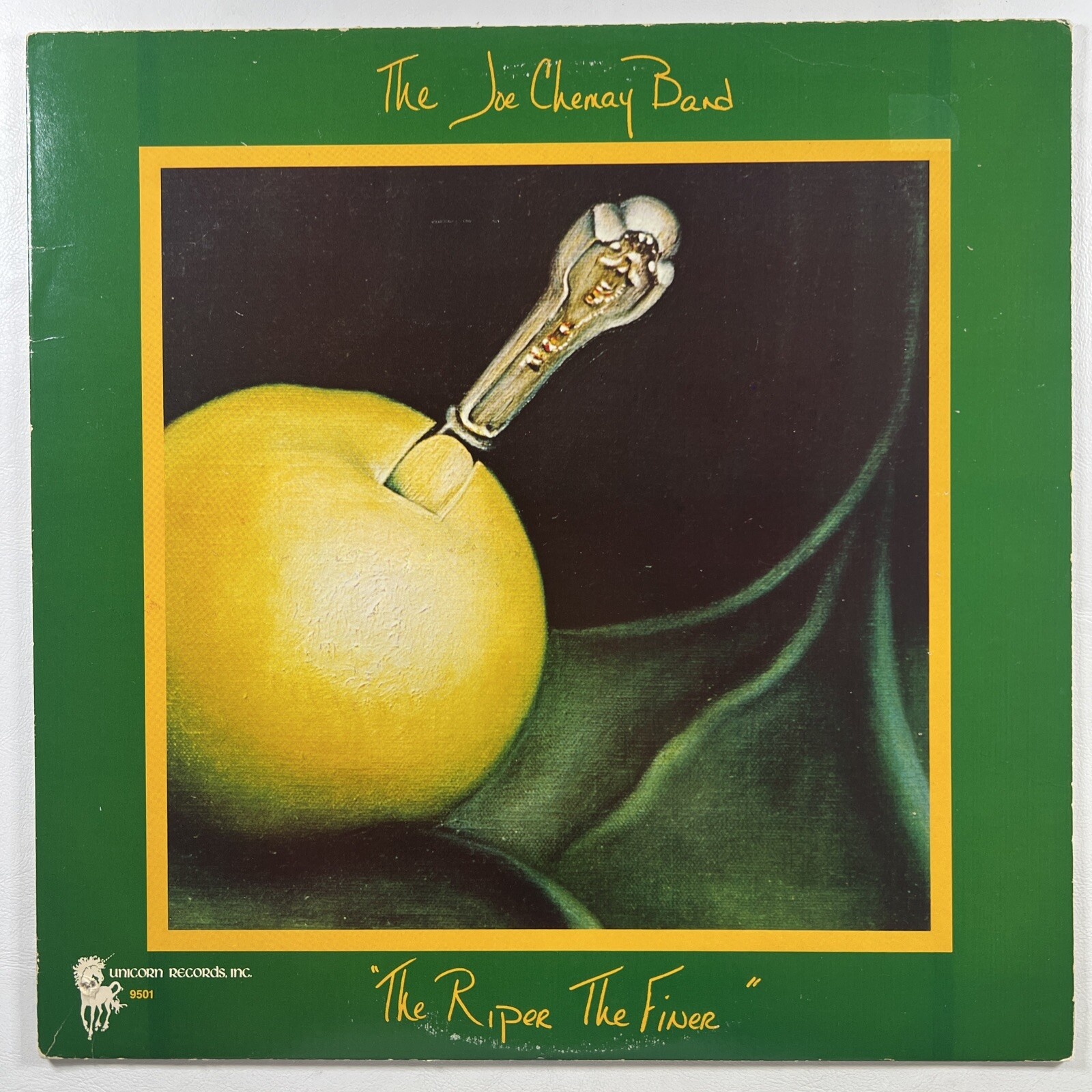 The Joe Chemay Band “The Riper The Finer” LP/Unicorn Records 9501 (EX) 1981
