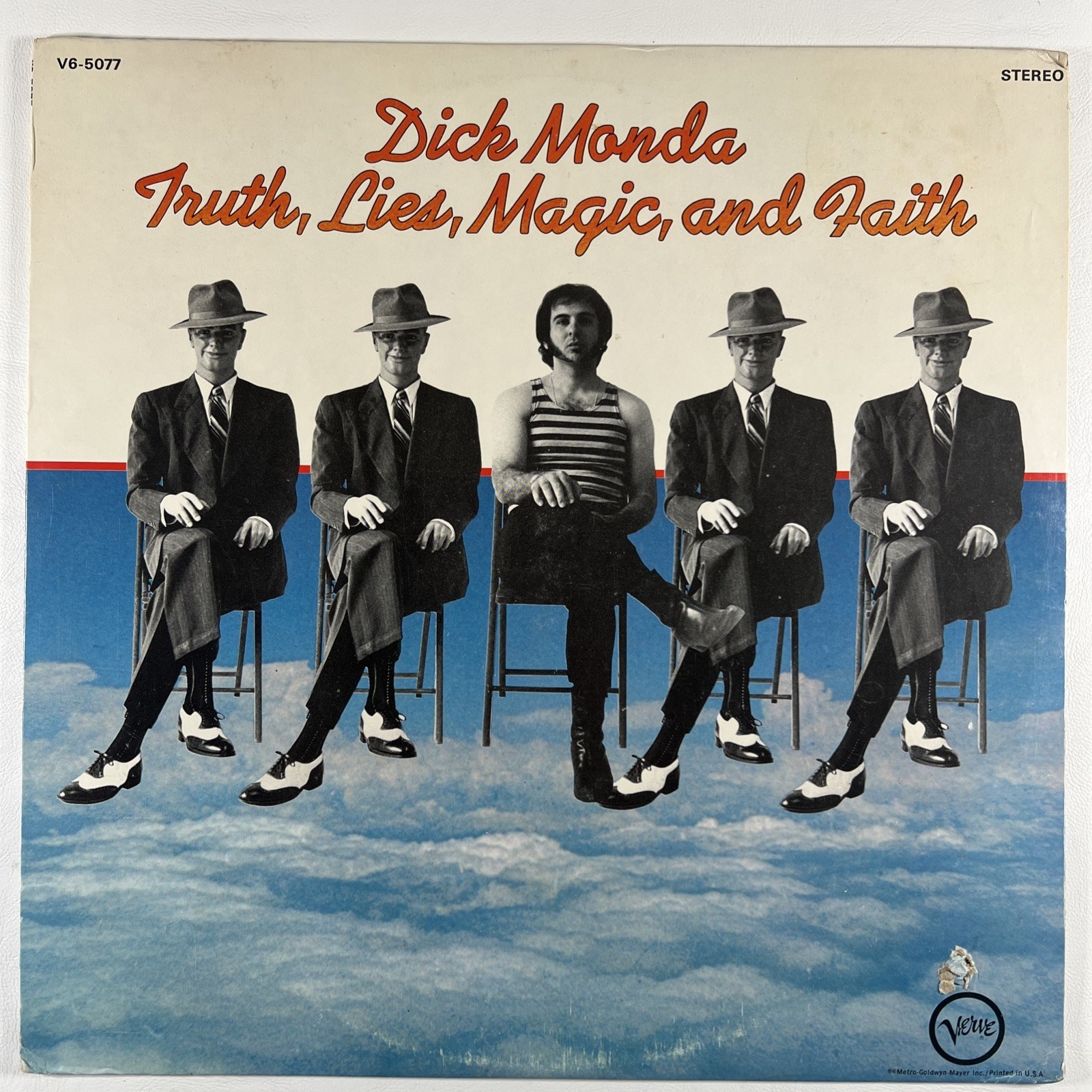 Dick Monda - Truth, Lies, Magic, And Faith LP Verve V6-5077 EX 1969 ROCK