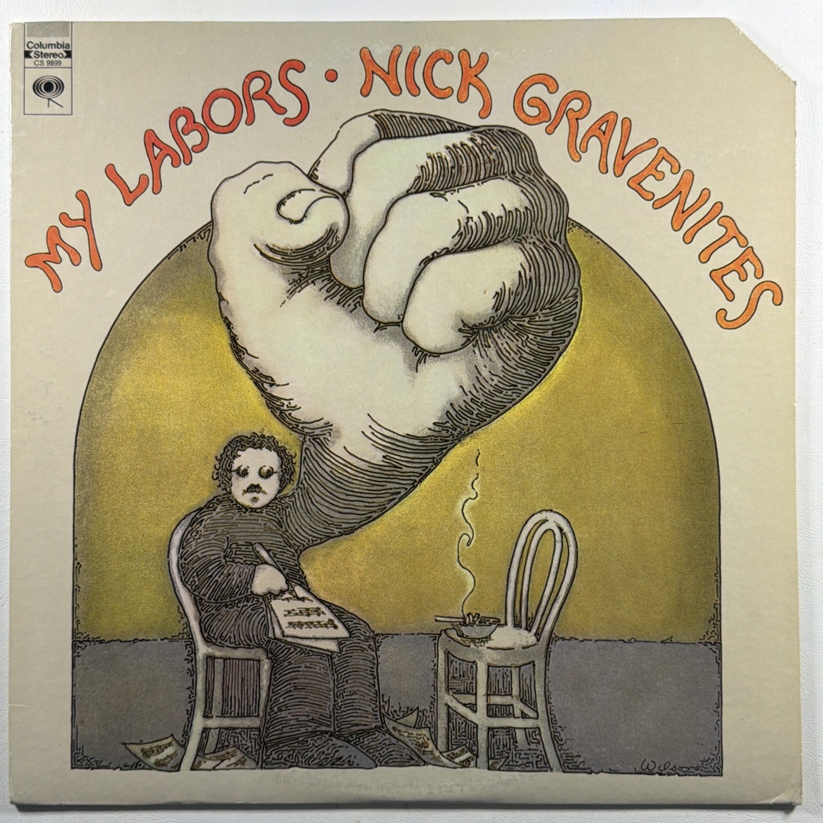 Nick Gravesites - My Labor LP Columbia CS 9899 VG+ 1969 Blues Rock