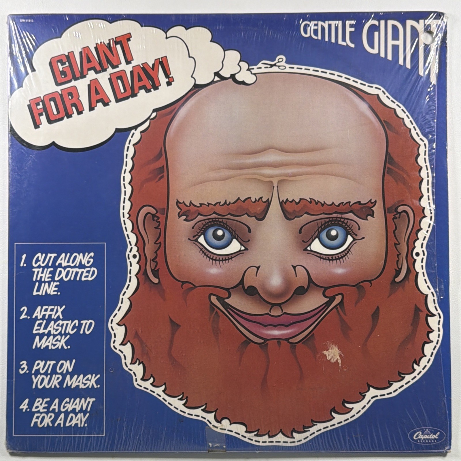 Gentle Giant - Giant For A Day LP Capitol Records SW-11813 EX 1978 Shrinkwrap