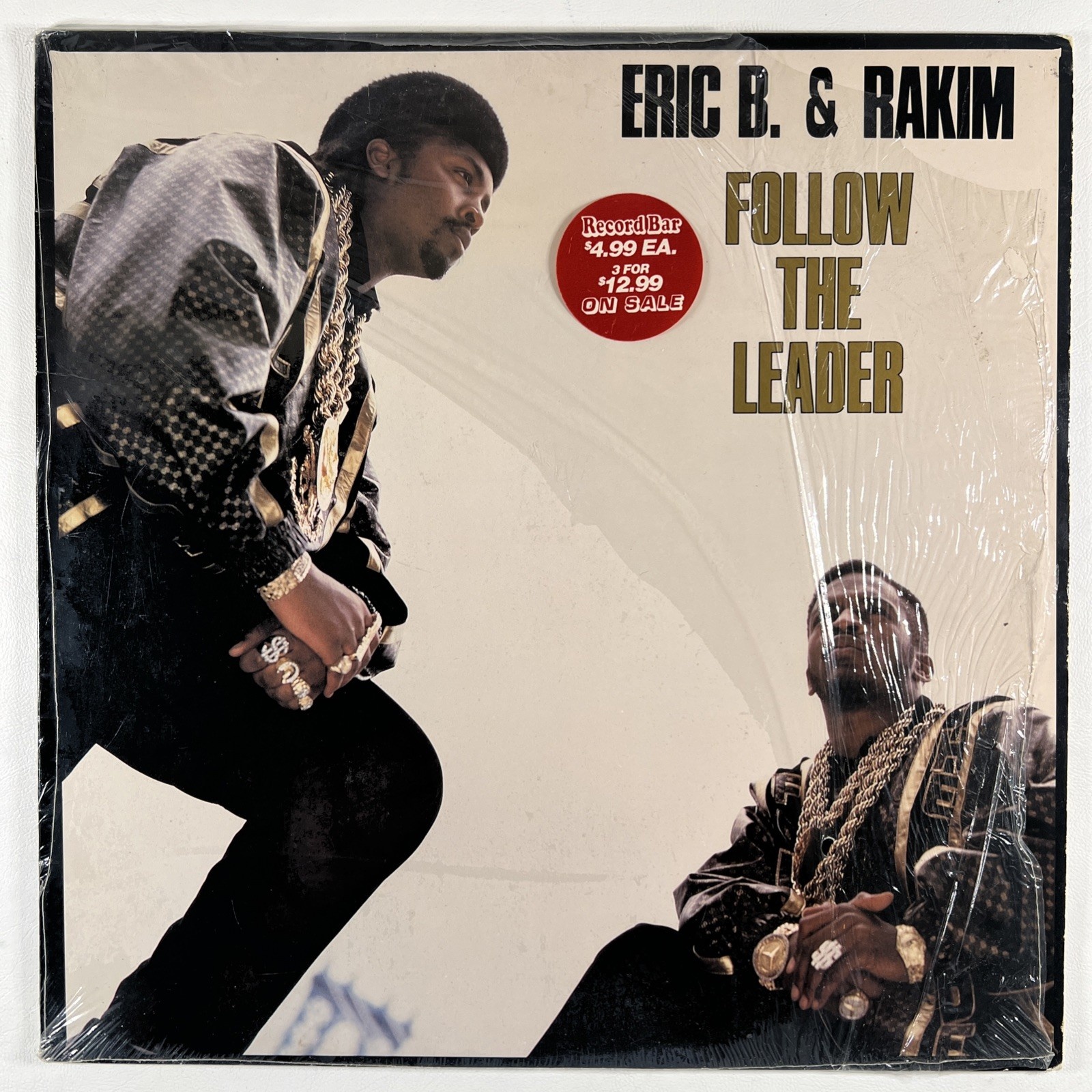 Eric B & Rakim - Follow The Leader 12" Single Uni Records VG+ Shrink 1988