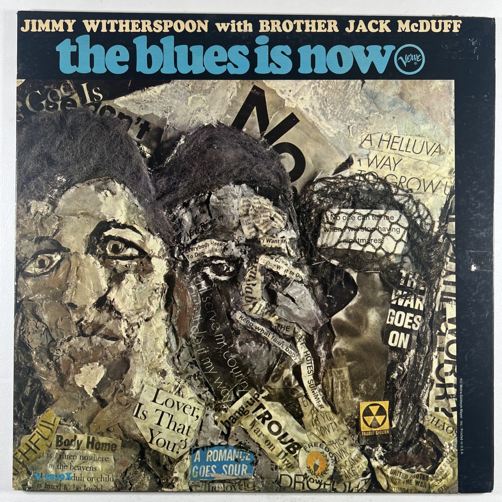 Jimmy Witherspoon “Blues Is Now” LP/Verve V-5030X (EX) Gatefold Promo 1967
