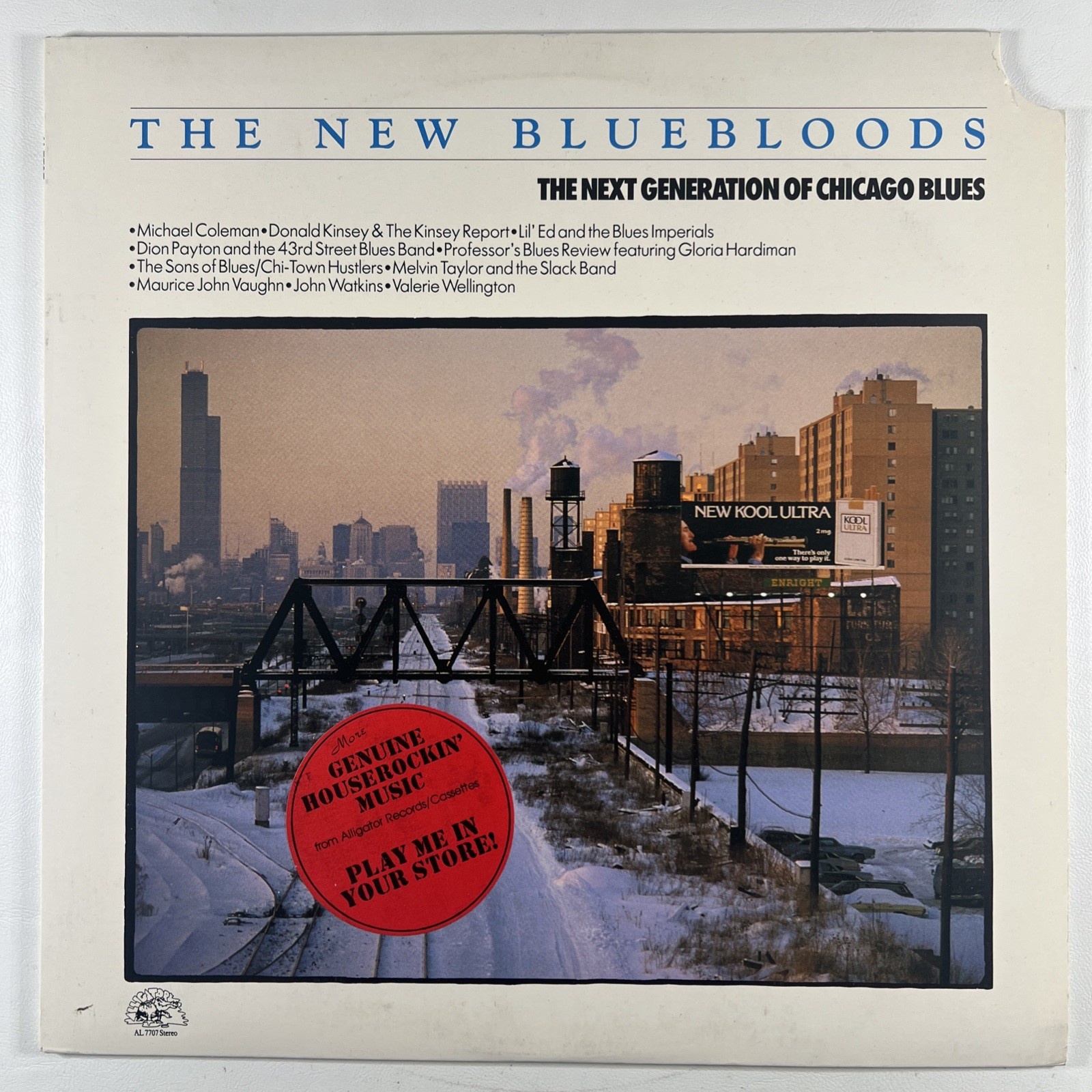 Various “The New Bluebloods: The Next Generation Of Chicago Blues” LP (NM) 1987