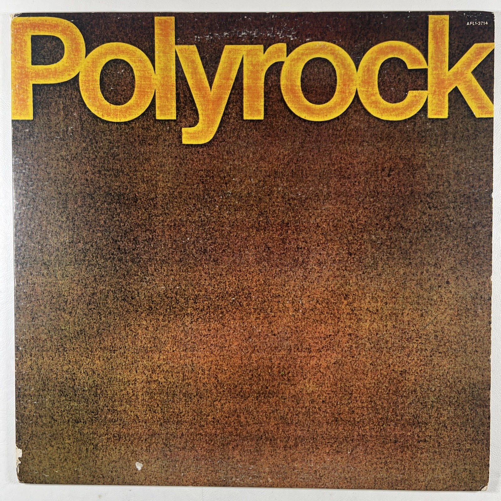 Polyrock - Self-Titled LP RCA AFL1-3714 VG+ 1980 Electronic Rock New Wave