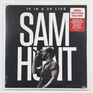 Sam Hunt - 15 In A 30 Live Ltd Ed 7" Single Urban Outfitters 2017 Clear Sealed