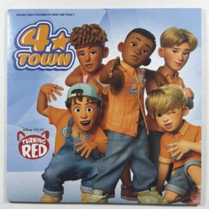 4*Town - Turning Red 7" EP Vinyl Disney Pixar NM Orange 2022 45RPM