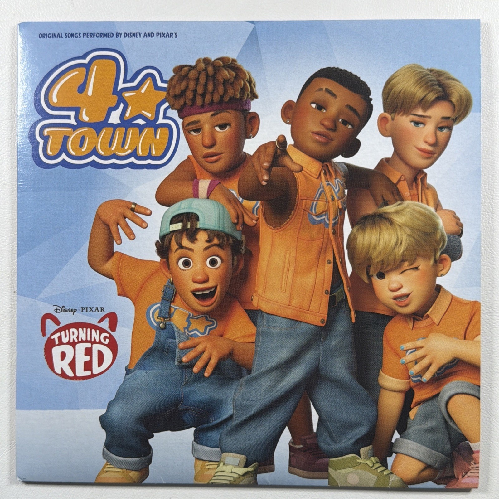 4*Town - Turning Red 7" EP Vinyl Disney Pixar NM Orange 2022 45RPM