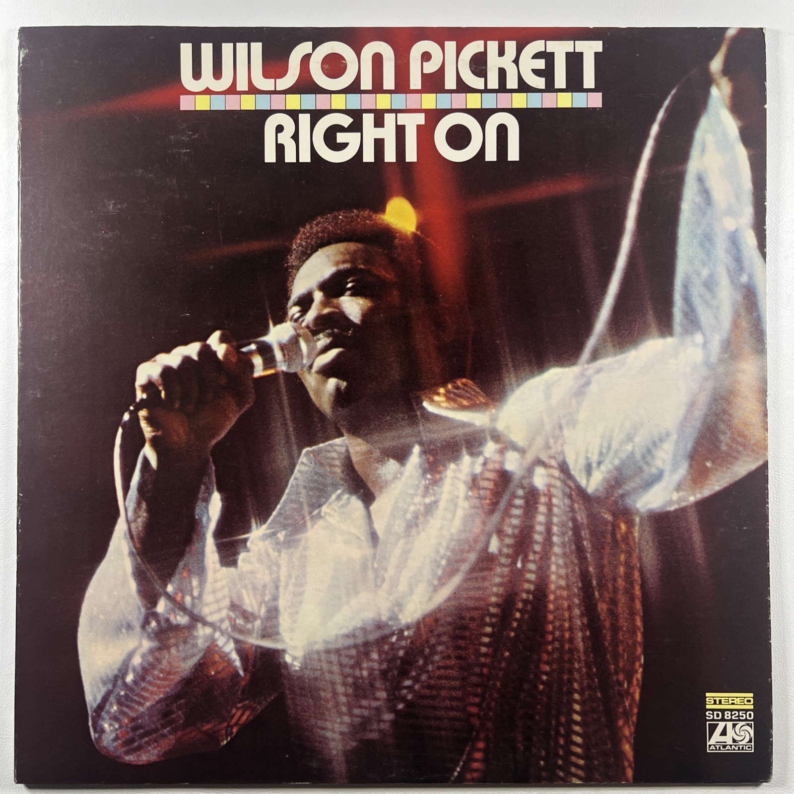 Wilson Pickett - Right On LP Atlantic Records SD 8250 VG+ 1970 R&B Soul