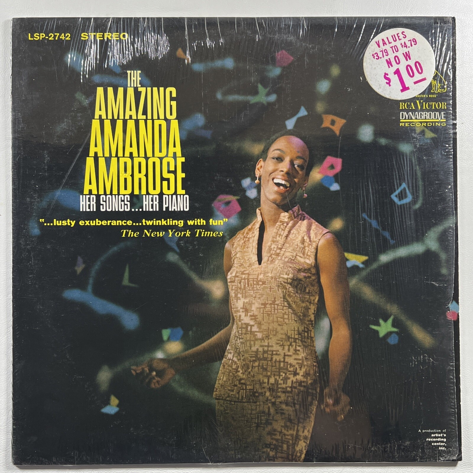 Amanda Ambrose “The Amazing Amanda Ambrose” LP/RCA LPM-2742 (EX) 1963 Shrink