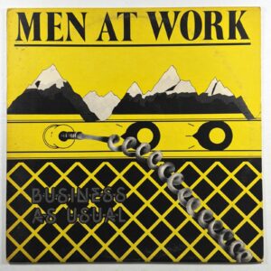 Men at Work - Business As Usual LP Columbia PCC-90667 EX 1982 Who Can It Be Now