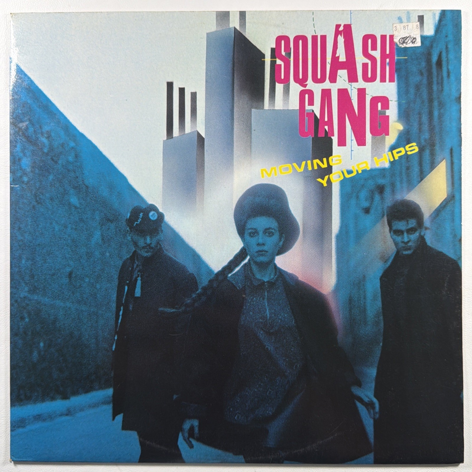 Squash Gang - Moving Your Hips LP Blanco Y Negro MX-171 EX 1986 Spain