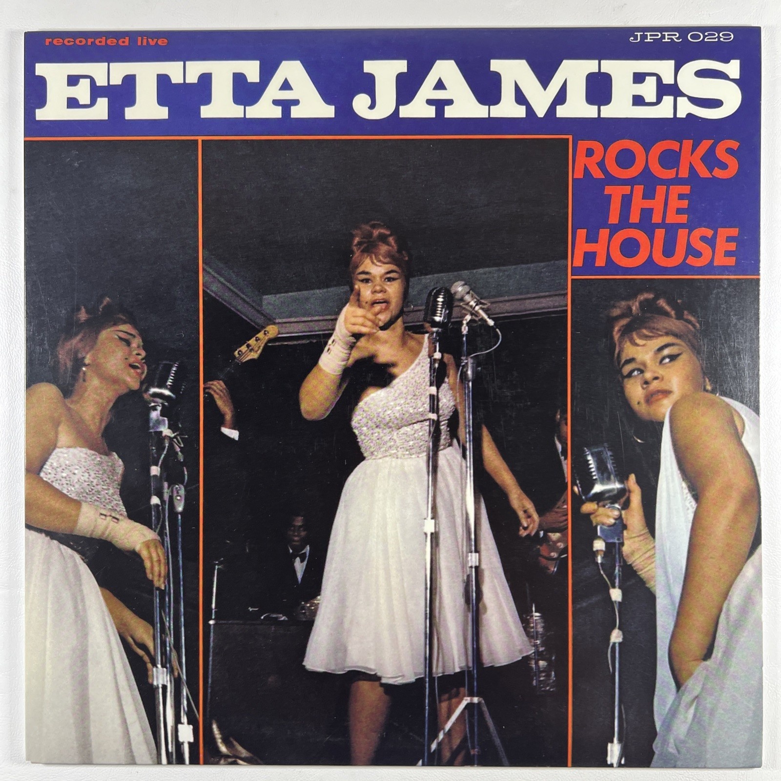 Etta James “Etta James Rocks The House (Live)” LP/Jackpot (EX) 2014 Blue Remast.